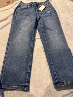 Flamingals straight leg stretchy denim jeans S ps5/28